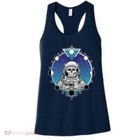 Astronaut Skeleton Star Sky Moon Phases Women's Tank Top thumb 0