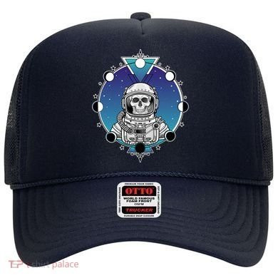 Astronaut Skeleton Star Sky Moon Phases Hat