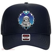 Astronaut Skeleton Star Sky Moon Phases Hat thumb 0