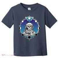 Astronaut Skeleton Star Sky Moon Phases Toddler T-Shirt thumb 0