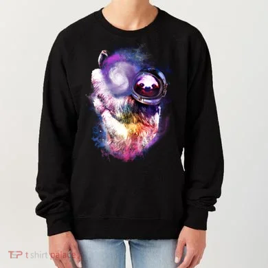 Astronaut Sloth Hanging In Space Women's Sweatshirt