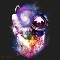 Astronaut Sloth Hanging In Space Women's Sweatshirt thumb 2