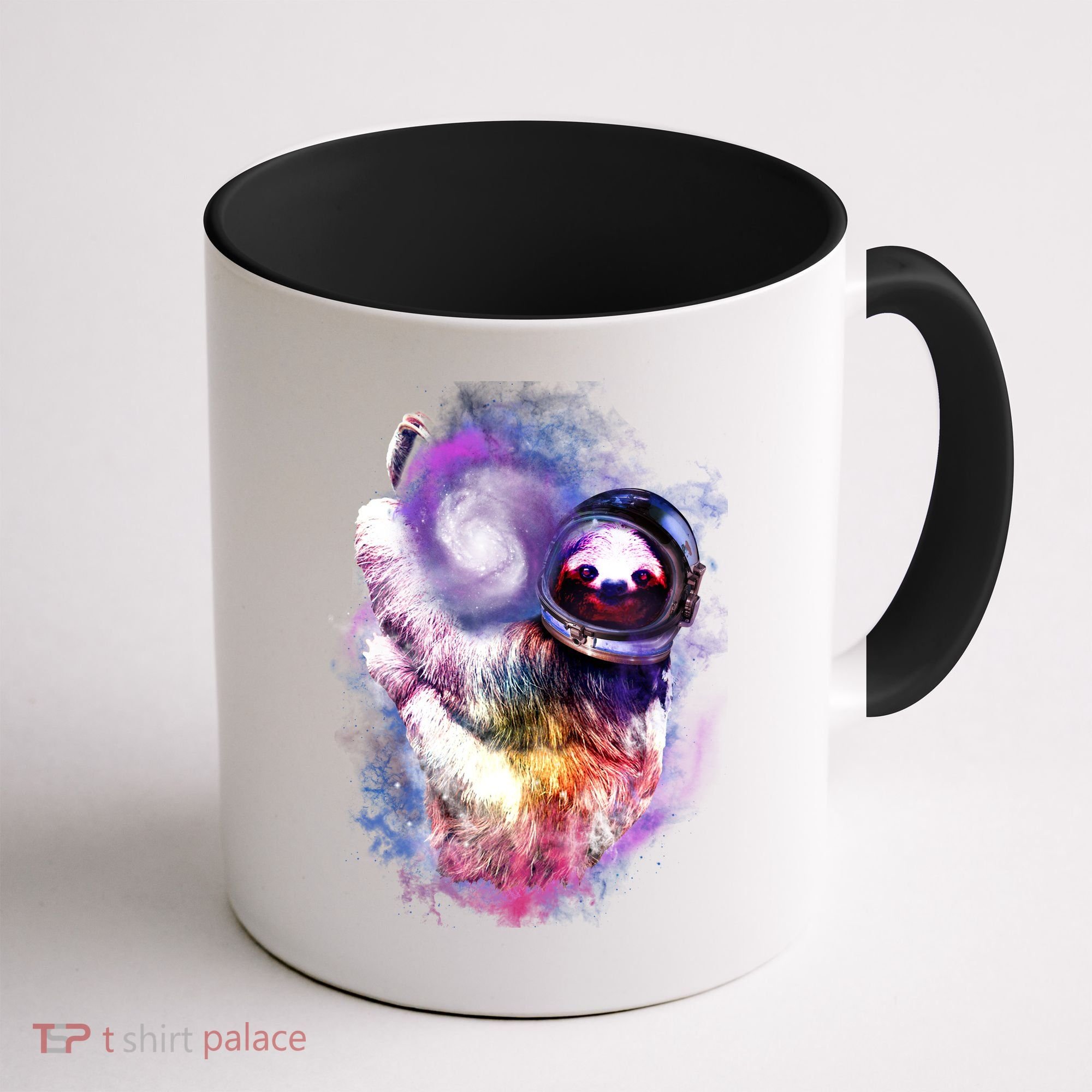 Astronaut Sloth Hanging In Space Coffee Mug