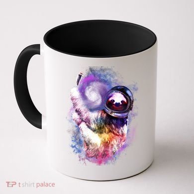 Astronaut Sloth Hanging In Space Coffee Mug