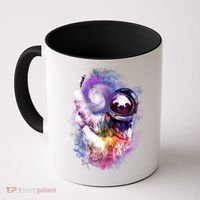 Astronaut Sloth Hanging In Space Coffee Mug thumb 0