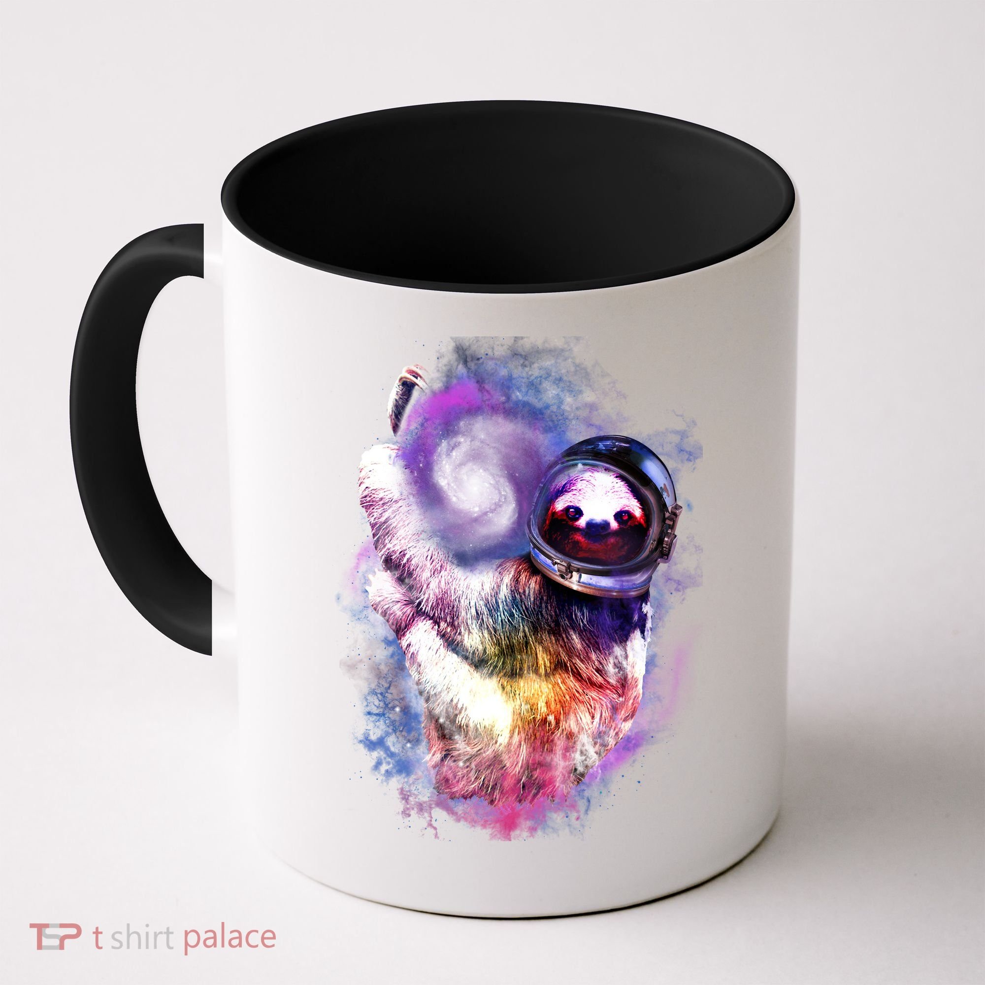 Astronaut Sloth Hanging In Space Coffee Mug