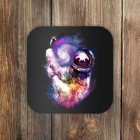 Astronaut Sloth Hanging In Space Coaster thumb 0