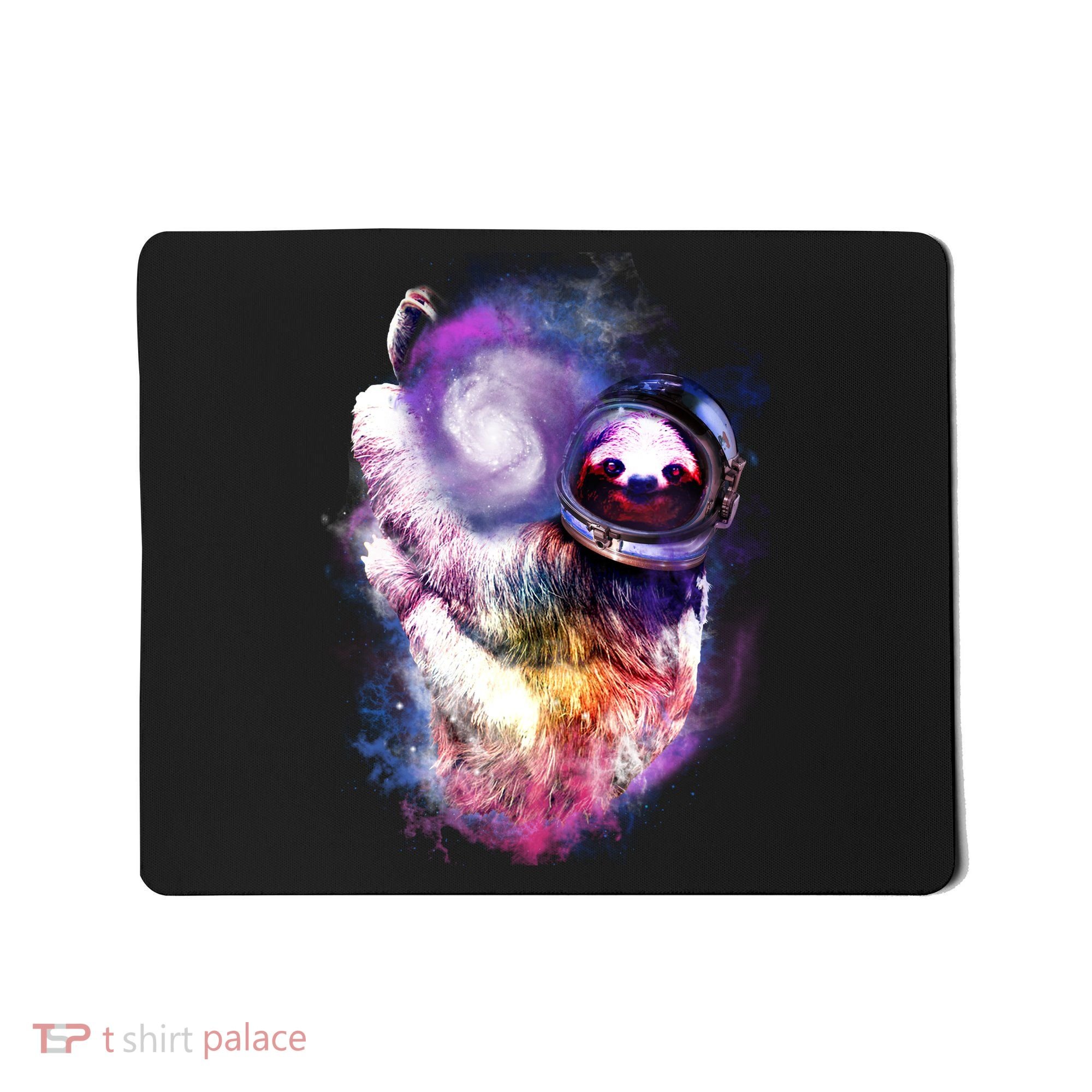 Astronaut Sloth Hanging In Space Mousepad