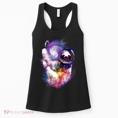 Astronaut Sloth Hanging In Space Women's Tank Top
