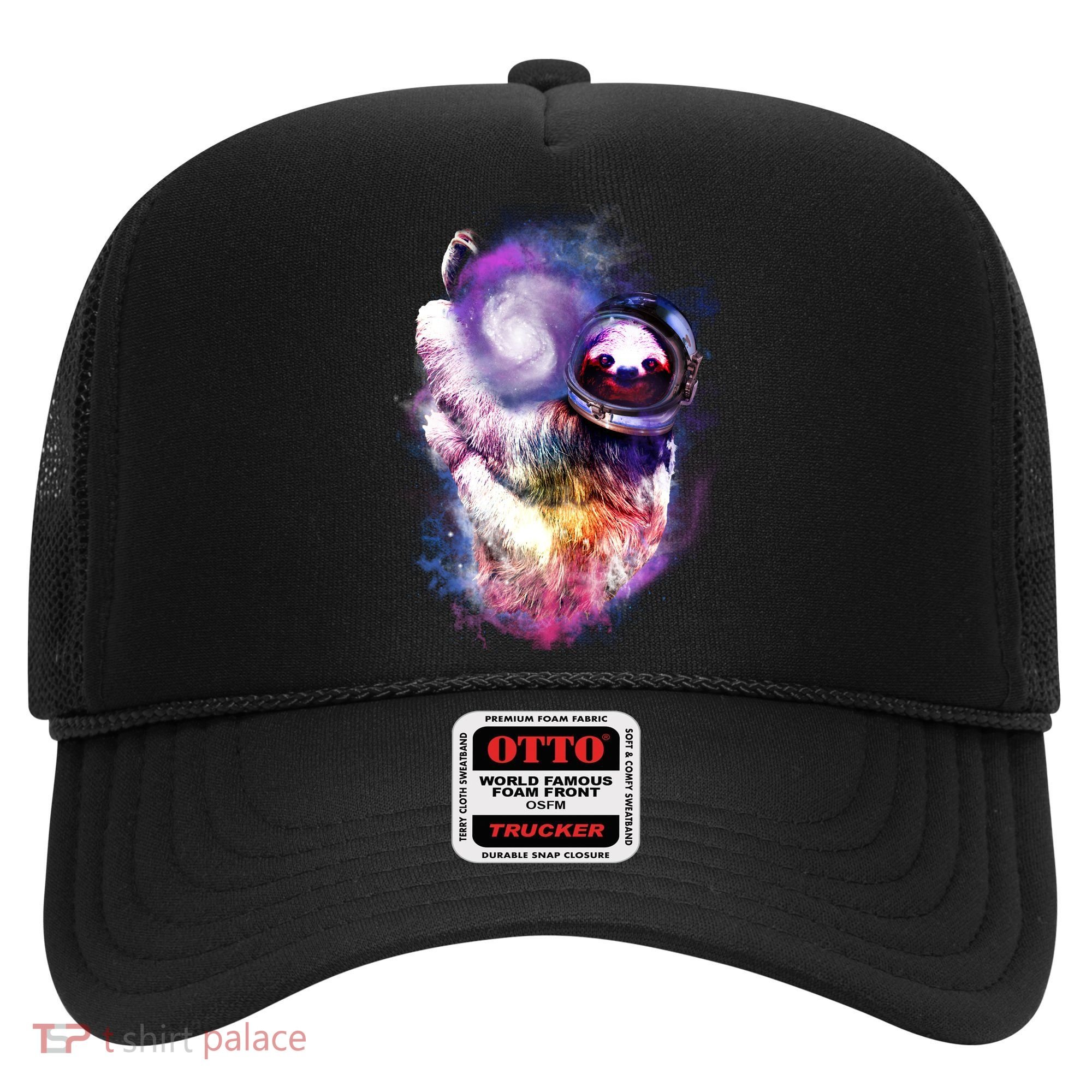 Astronaut Sloth Hanging In Space Hat