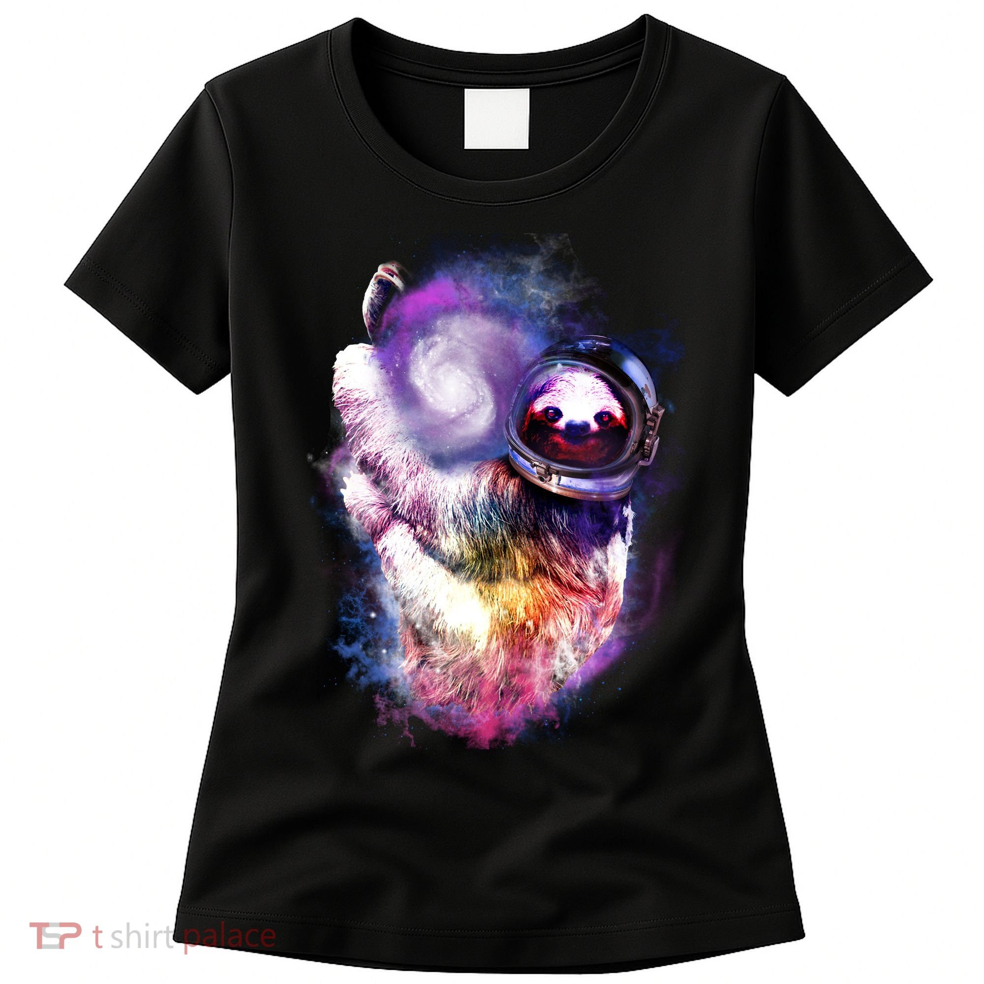 Astronaut Sloth Hanging In Space Women's T-Shirt
