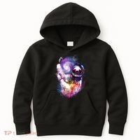 Astronaut Sloth Hanging In Space Kids Hoodie thumb 0