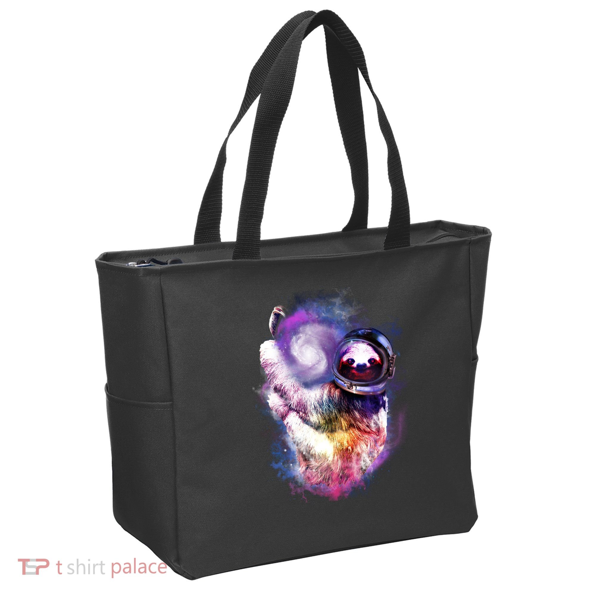 Astronaut Sloth Hanging In Space Tote Bag