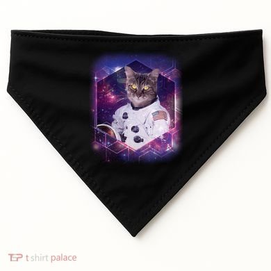 Astronaut Space Cat1 USA-Made Doggie Bandana