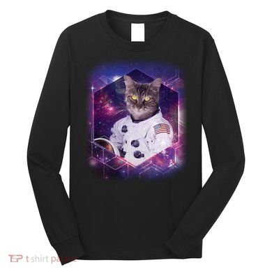 Astronaut Space Cat1 Long Sleeve Shirt