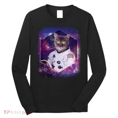 Astronaut Space Cat1 Long Sleeve Shirt