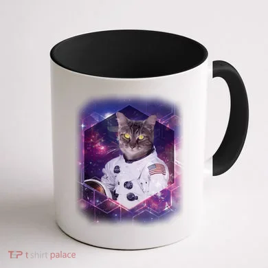 Astronaut Space Cat1 Coffee Mug back