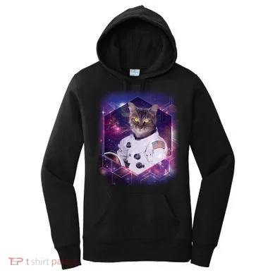 Astronaut Space Cat1 Women's Hoodie