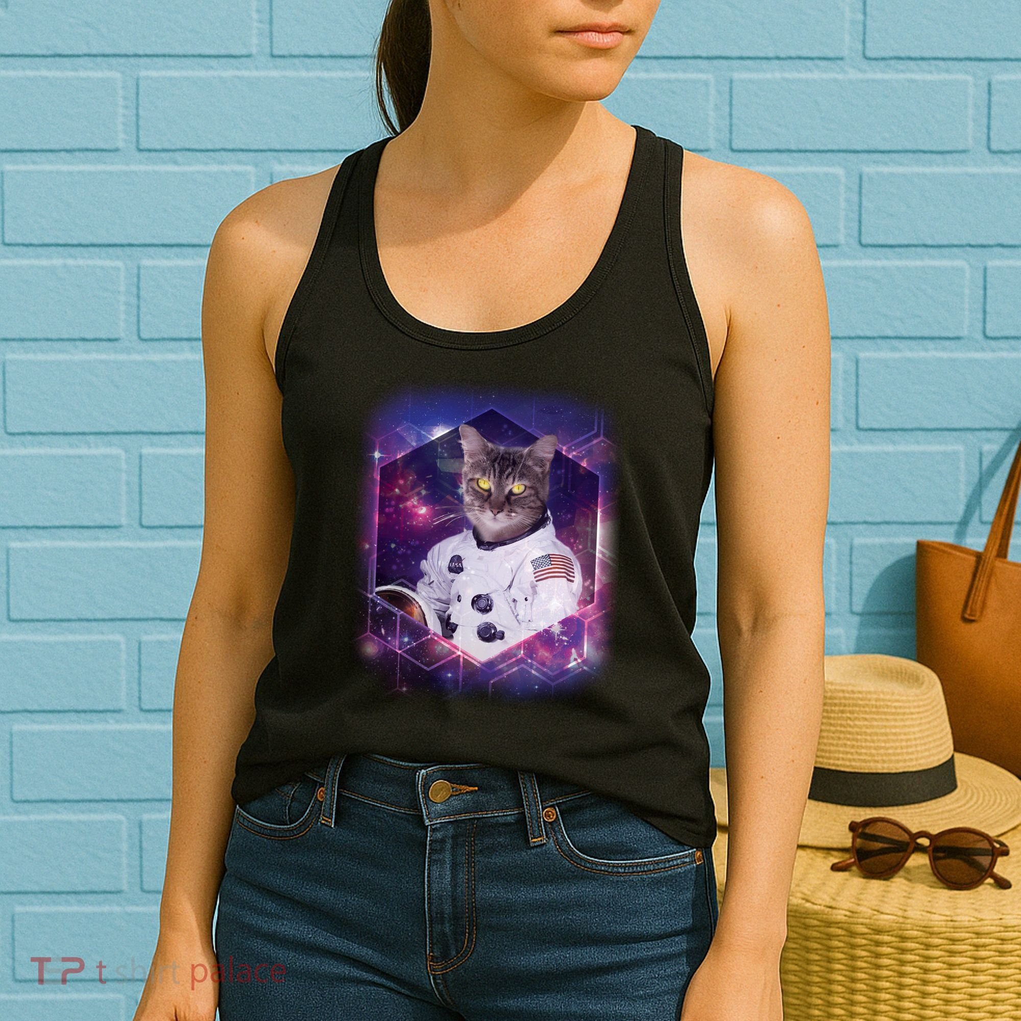Astronaut Space Cat1 Women's Tank Top