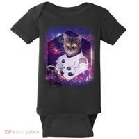 Astronaut Space Cat1 Baby Bodysuit thumb 0