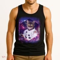 Astronaut Space Cat1 Tank Top thumb 3