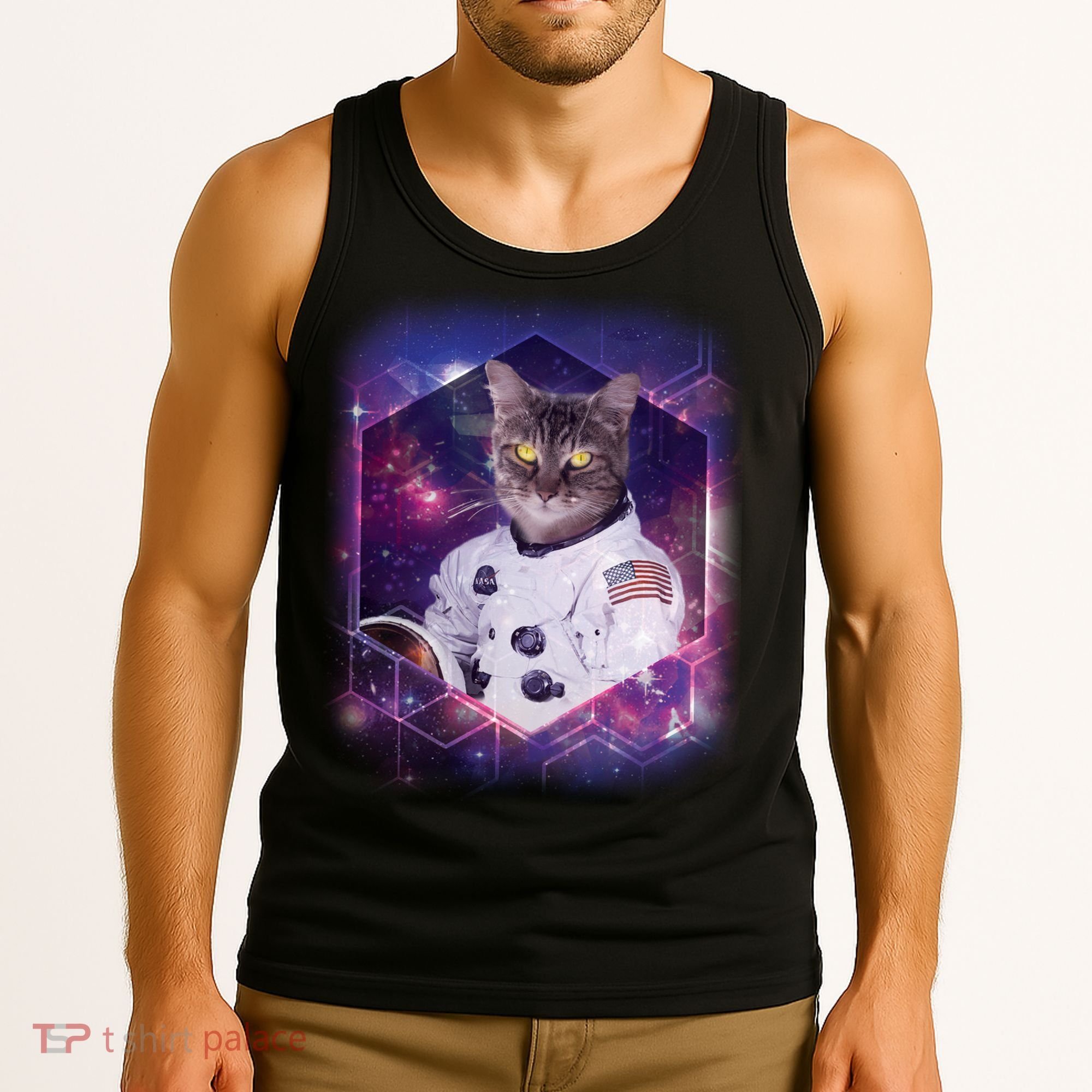 Astronaut Space Cat1 Tank Top