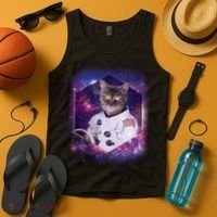 Astronaut Space Cat1 Tank Top thumb 4