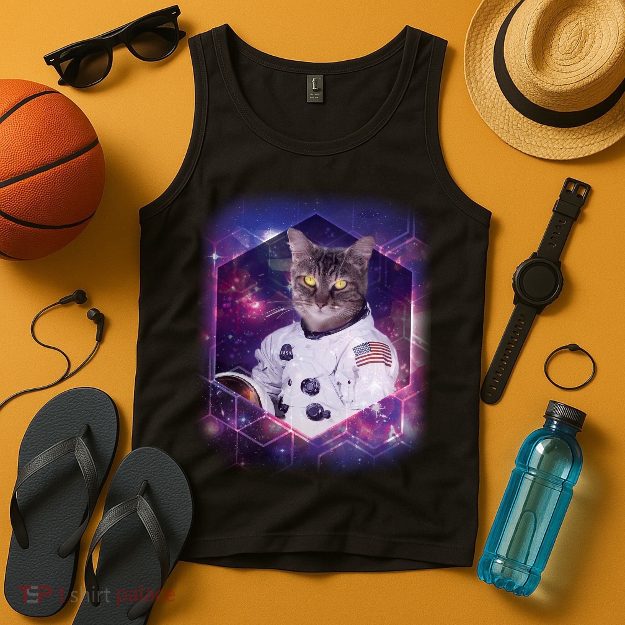 Astronaut Space Cat1 Tank Top