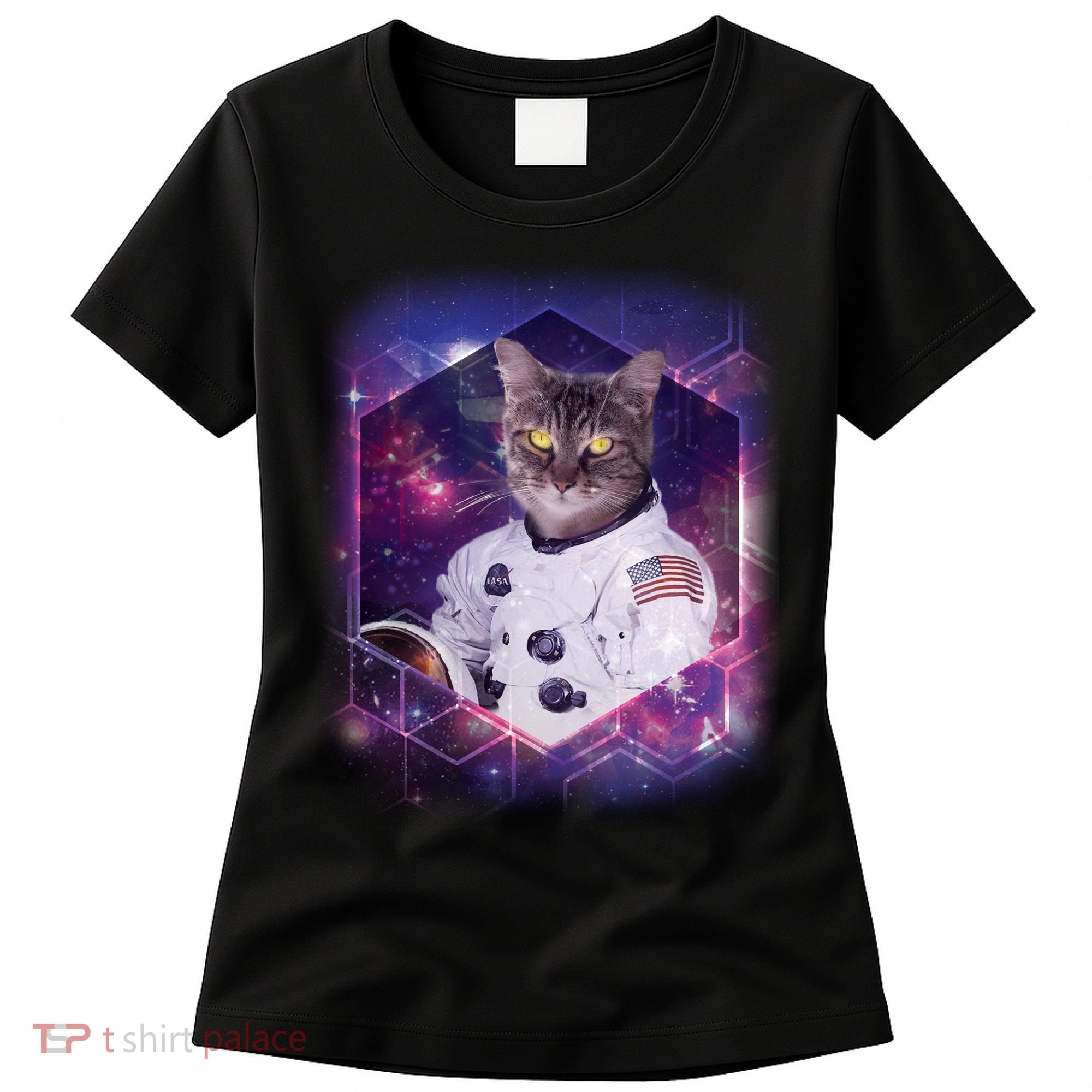 Astronaut Space Cat1 Women's T-Shirt