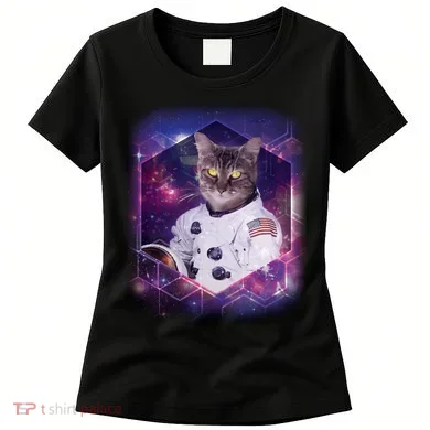 Astronaut Space Cat1 Women's T-Shirt