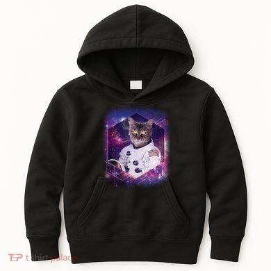 Astronaut Space Cat1 Kids Hoodie