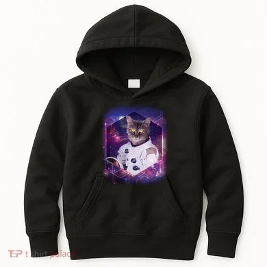 Astronaut Space Cat1 Kids Hoodie