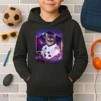 Astronaut Space Cat1 Kids Hoodie thumb 2
