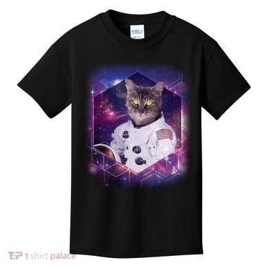 Astronaut Space Cat1 Kids T-Shirt