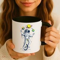 Astronaut Space Juggler Coffee Mug thumb 3