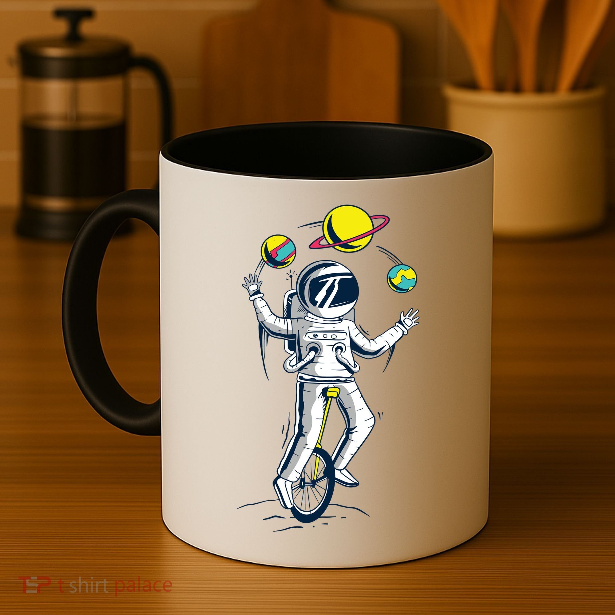 Astronaut Space Juggler Coffee Mug