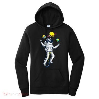 Astronaut Space Juggler Women's Hoodie