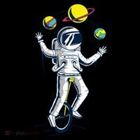 Astronaut Space Juggler Women's Hoodie thumb 2
