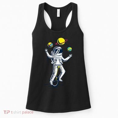 Astronaut Space Juggler Women's Tank Top