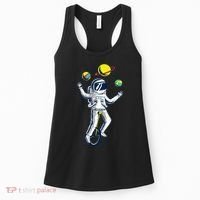 Astronaut Space Juggler Women's Tank Top thumb 0