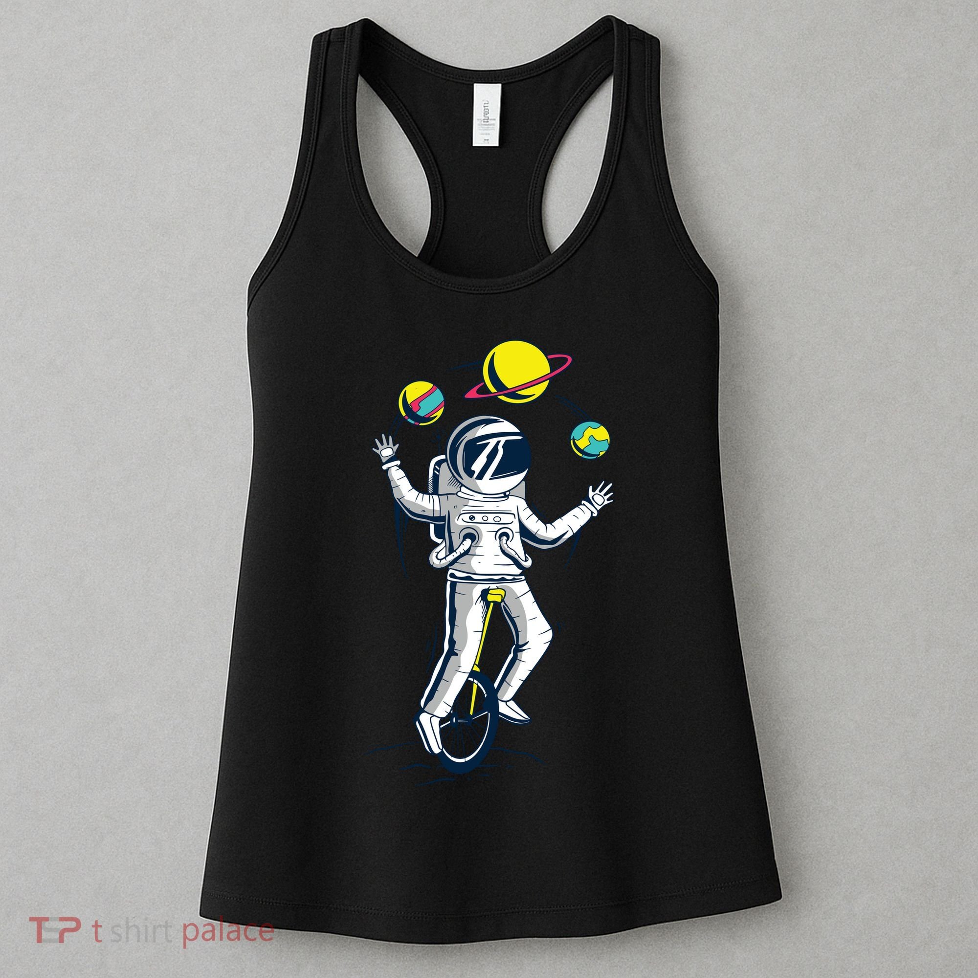 Astronaut Space Juggler Women's Tank Top