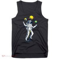 Astronaut Space Juggler Tank Top thumb 0