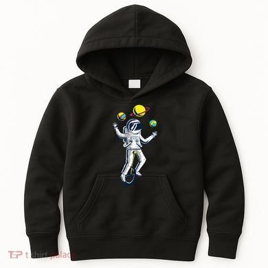 Astronaut Space Juggler Kids Hoodie