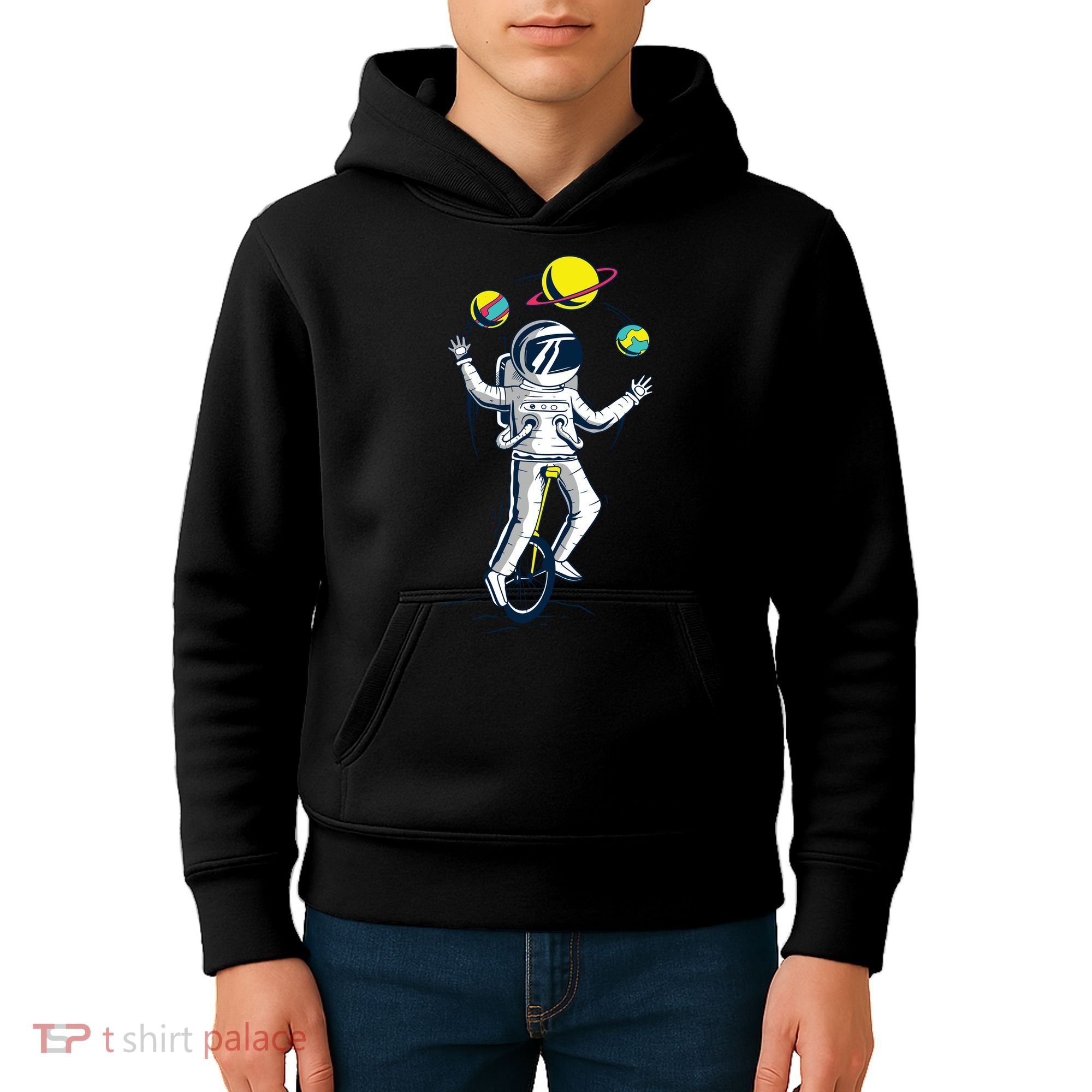 Astronaut Space Juggler Kids Hoodie