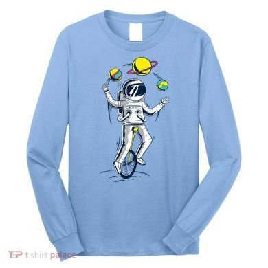 Astronaut Space Juggler Long Sleeve Shirt