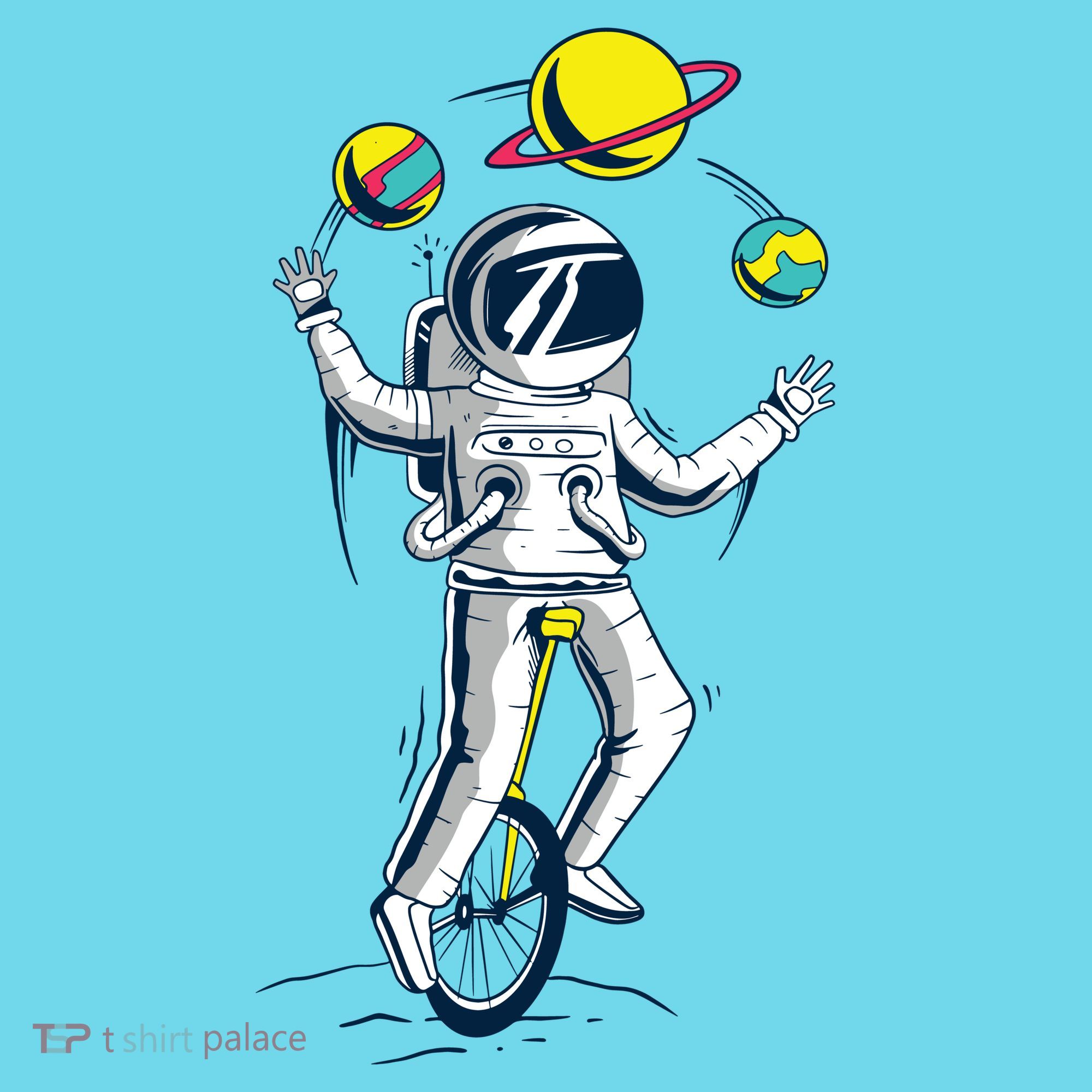 Astronaut Space Juggler T-Shirt