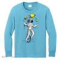 Astronaut Space Juggler Kids Long Sleeve Shirt thumb 0