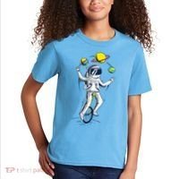 Astronaut Space Juggler Kids T-Shirt thumb 2