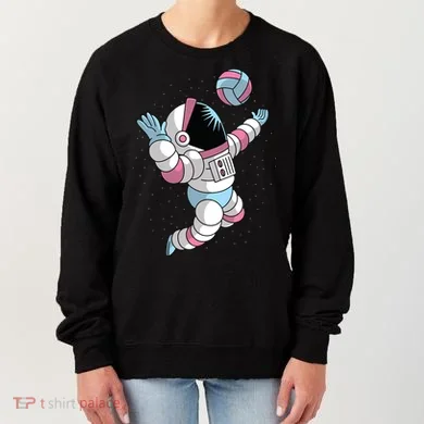Astronaut Space Volleyball Women's Sweatshirt