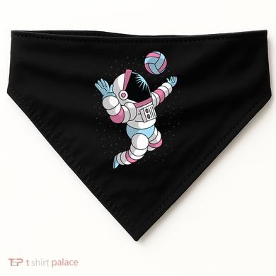 Astronaut Space Volleyball USA-Made Doggie Bandana